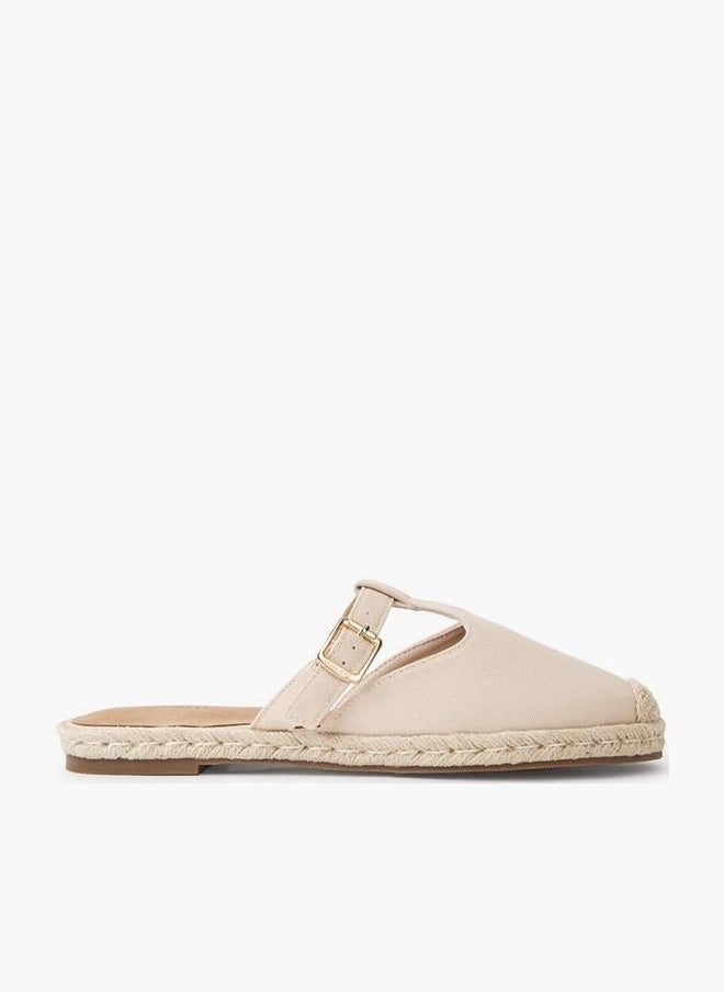 Peppermint Women Buckle Detail Mules - Image 1