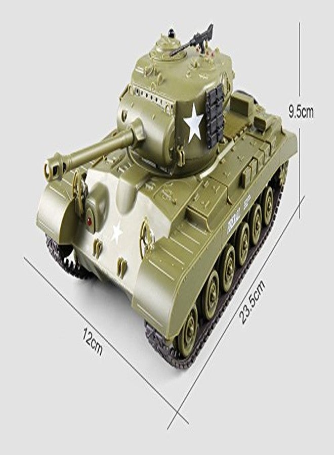 Heng Long 1/30 Scale US M26 Pershing RC IR Battle Tank w/Sound Lights - Image 4