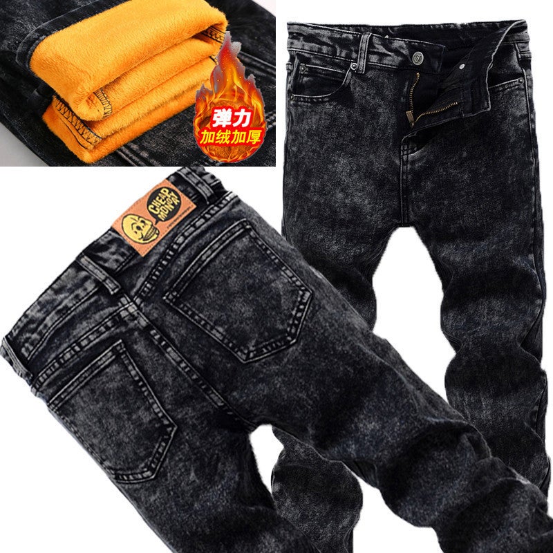 Unisex Classic Denim Jeans Loose Fit Daily Outdoor Wear - Image 1
