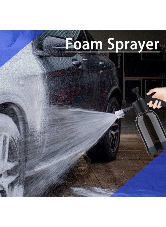 LYNLYN Handheld Foam Sprayer with Adjustable Nozzle, Pneumatic Foam Cannon for Car Wash, Window Cleaning and Garden Use - Image 2