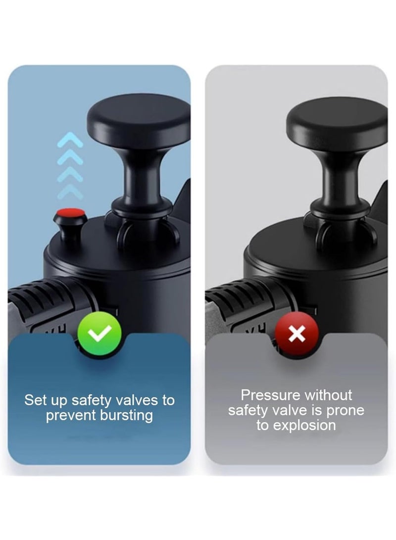 LYNLYN Handheld Foam Sprayer with Adjustable Nozzle, Pneumatic Foam Cannon for Car Wash, Window Cleaning and Garden Use - Image 4