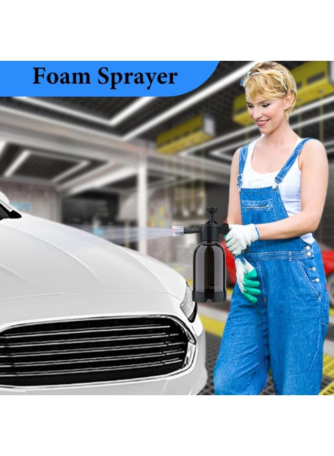 LYNLYN Handheld Foam Sprayer with Adjustable Nozzle, Pneumatic Foam Cannon for Car Wash, Window Cleaning and Garden Use - Image 3