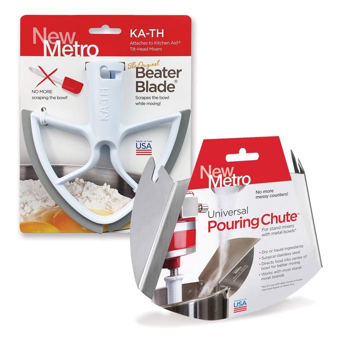 ORIGINAL BEATER BLADE FOR 45 5 QUART TILT HEAD STAND MIXER AND UNIVERSAL POUR CHUTE SET MADE IN USA