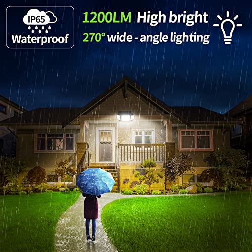 intelamp Solar Outdoor Lights,6000mAh Motion Sensor with Dual Sensors,Waterproof Solar Flood Lights 270°Wide Angle for Outside with 3 Modes - Image 2