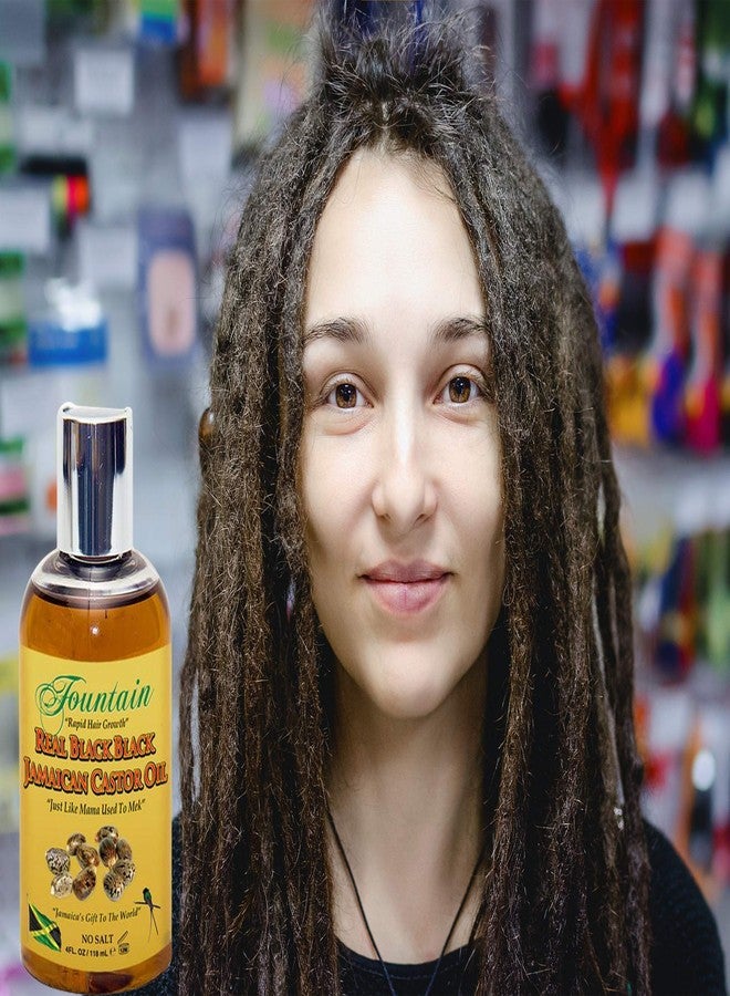 Fountain Real Black Black Jamaican Castor Oil 4 Ounces - Image 5