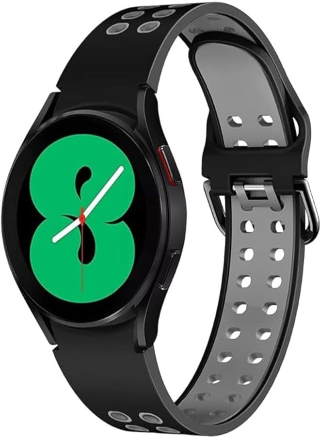 Next Next store 20mm Silicone Sport Band Compatible with Samsung Galaxy Watch 4 Classic 46mm 42mm/Watch 4 44mm 40mm Sport Replacement Wristband 