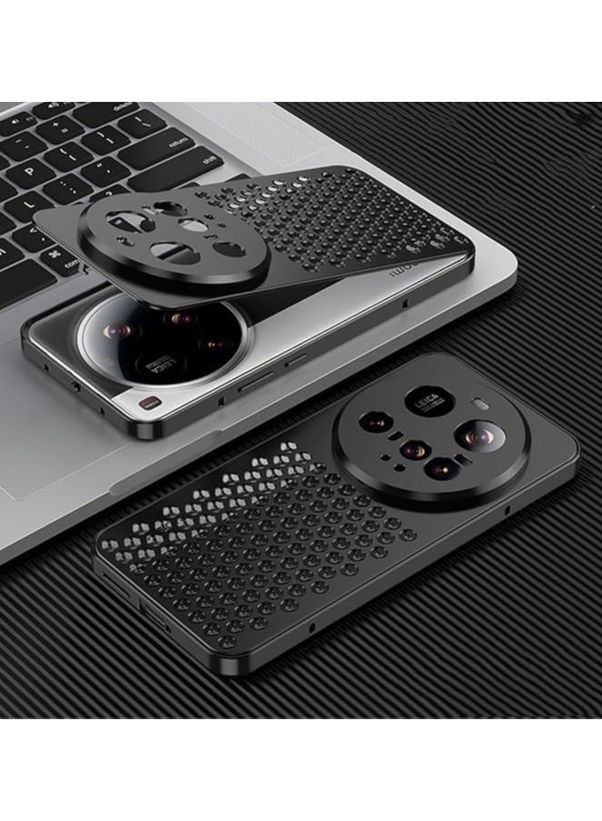 General Metal Elastic Buckle Case Compatible with Xiaomi 15 Ultra, Aluminium Alloy Heat Dissipation Spring Buckle Shock and Drop Protective Case for Xiaomi 15 Ultra  - Image 1