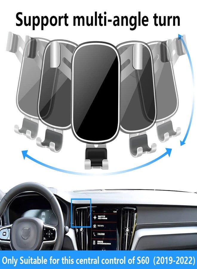 musttrue LUNQIN Car Phone Holder for Volvo S60 2019 2020 2021 2022 2023 2024 2025 2026 Auto Interior Accessories Best Cell Phones Mount Cellphone Mobile Cradle Charging Navigation Bracket Vent Stand Accessory - Image 5
