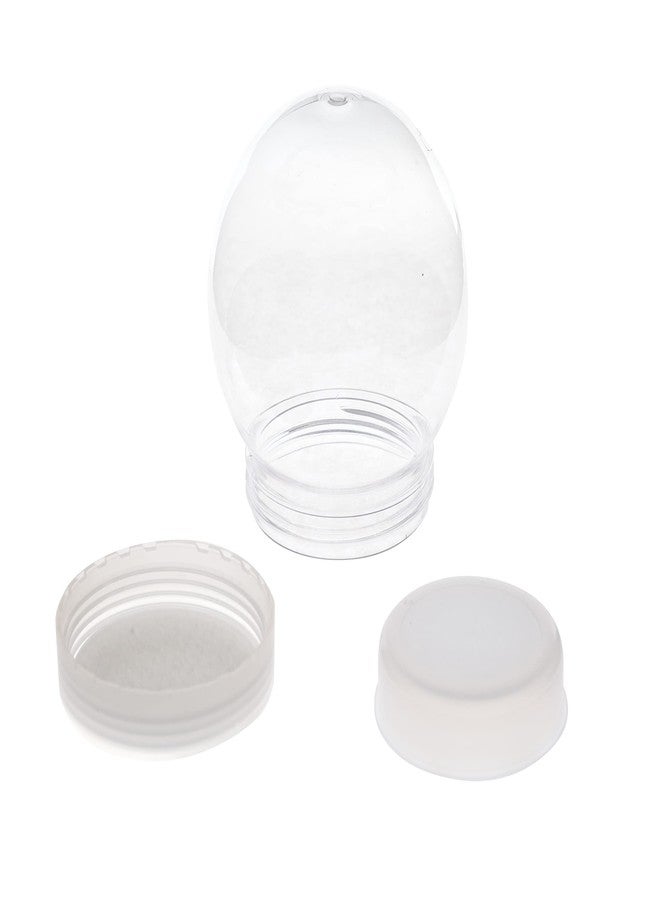 Creative Hobbies Pack of 6 (100mm) 4 Inch DIY Snow Globe Water Globe - Clear Plastic with Screw Off Cap | Perfect for DIY Crafts and Customization - Image 3