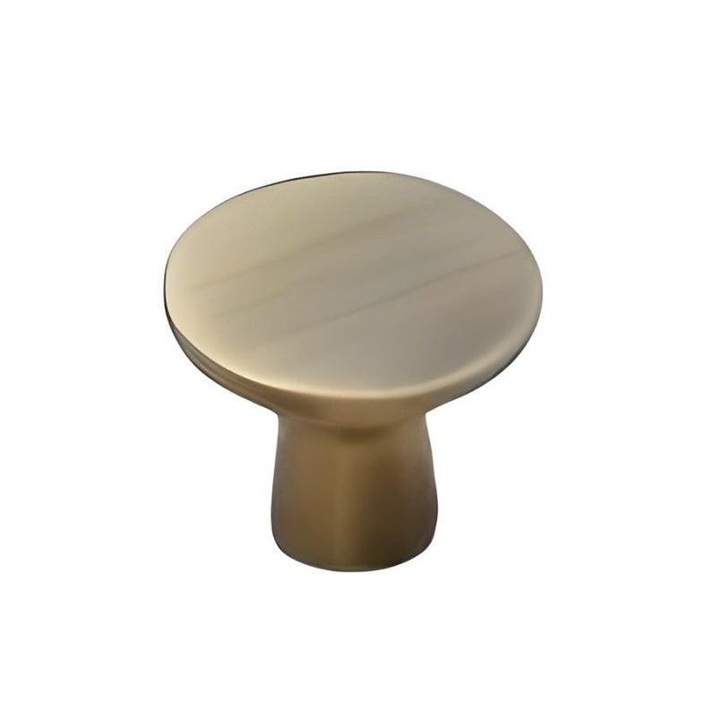 BRASK BRASK Solid Brass Knobs for Drawers Cabinets Wardrobes Kitchen Drawers Drawer Pulls Round Shape 28 mm Model No 005 Antique 1  - Image 1