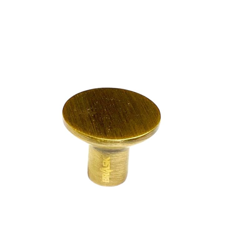 BRASK BRASK Solid Brass Knobs for Drawers Cabinets Wardrobes Kitchen Drawers Drawer Pulls Round Shape 28 mm Model No 005 Antique 1  - Image 4