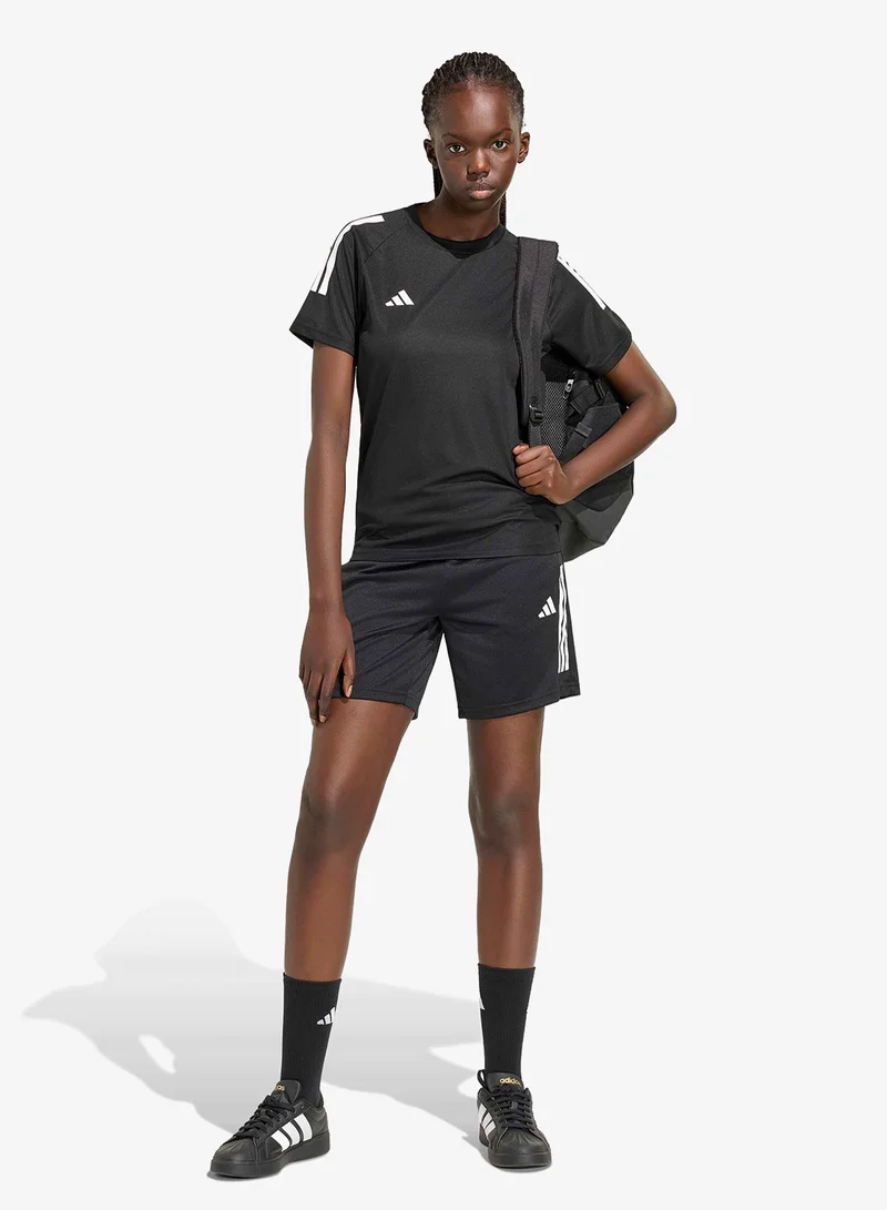 Adidas BLACK 3-Stripes Climacool Sereno Cut Shorts for Women | Best Price UAE