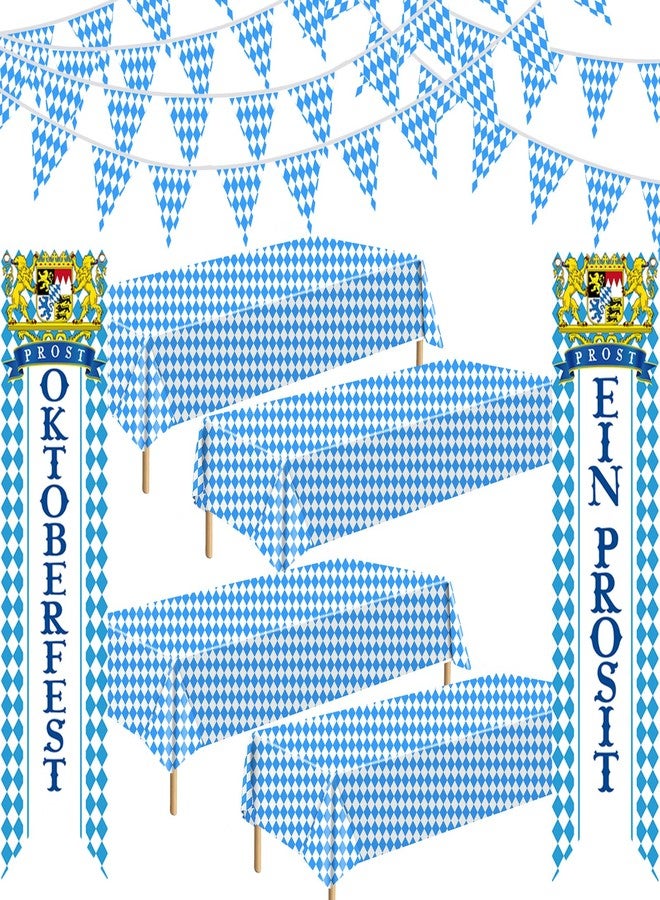 ZYP Oktoberfest Decorations Kit, German Party Supplies, Oktoberfest Flag Banner, Tablecloth Decoration, Beer Festival Party Accessories - Image 1