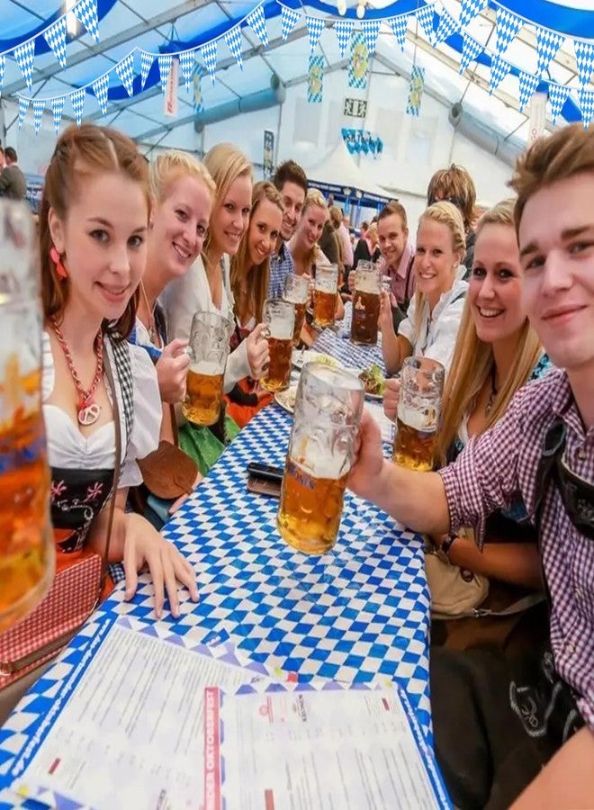 ZYP Oktoberfest Decorations Kit, German Party Supplies, Oktoberfest Flag Banner, Tablecloth Decoration, Beer Festival Party Accessories - Image 4