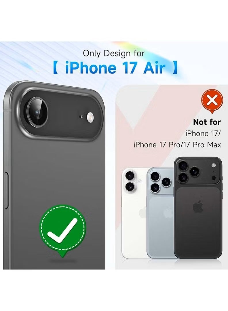 general Slim Shockproof Soft TPU Case for iPhone 17 Air 6.6" – Precise 1.2mm Screen & 0.5mm Camera Protection – Classic Black - Image 2