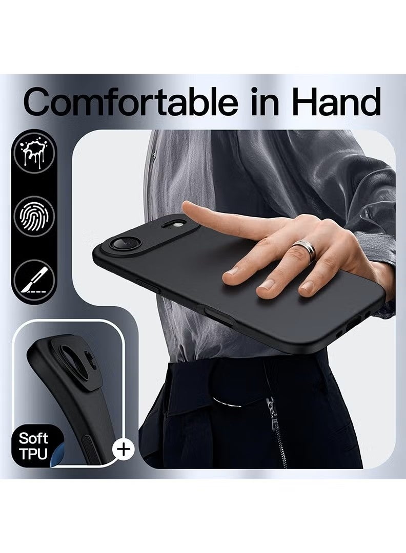 general Slim Shockproof Soft TPU Case for iPhone 17 Air 6.6" – Precise 1.2mm Screen & 0.5mm Camera Protection – Classic Black - Image 4