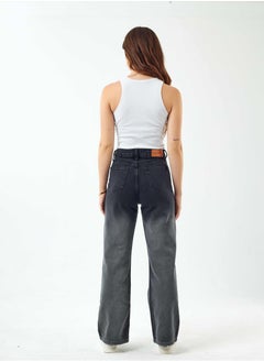 High-Waist Charcoal Black Degrade Straight Wide Leg Jeans. - pzsku/Z49F87714B8422DE3E2DAZ/45/_/1721181918/2c225c1e-becc-48cc-9a59-79cd5aed295c