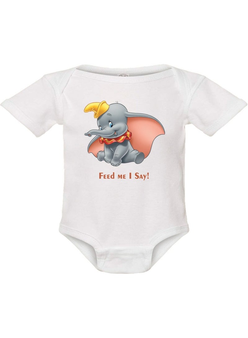 Pikkaboo Dumbo Baby Bodysuit Onesie, 3-6 months - Image 1