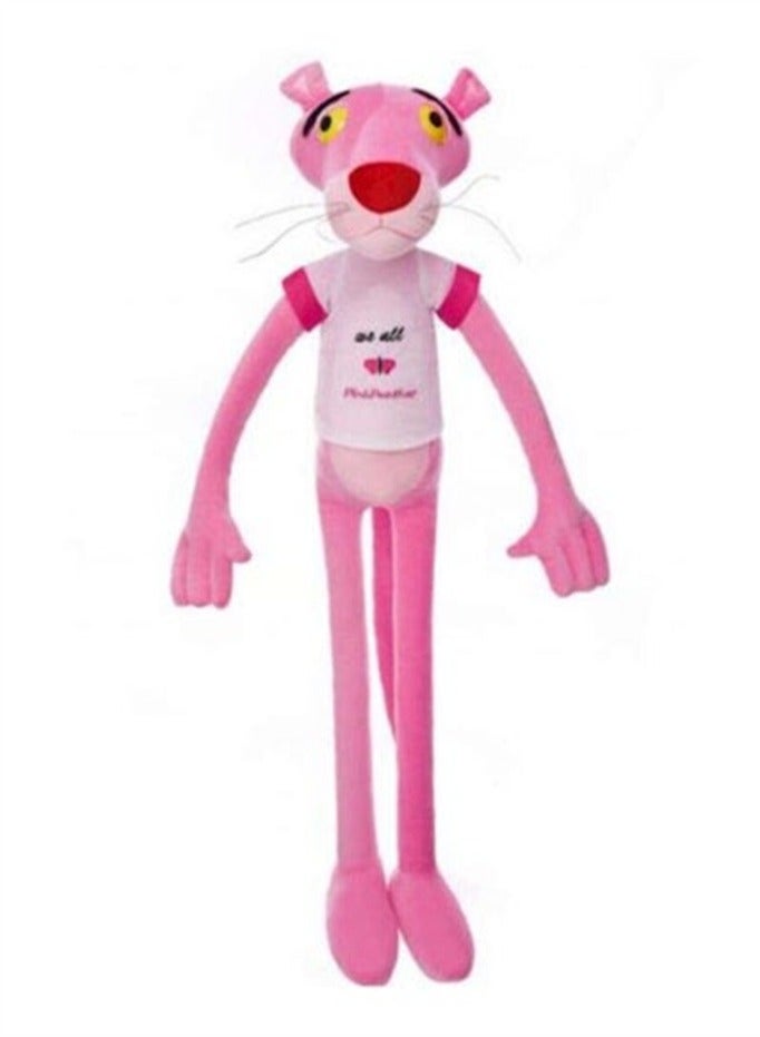 Pink Panther Stuffed Plush Toy Big Dolls with clothes for Home Decor, Kids Present - Image 1