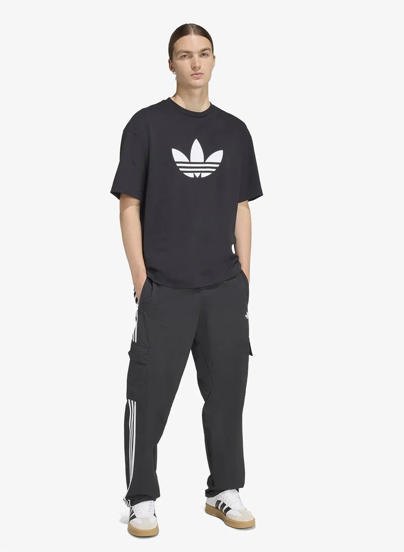 Adidas Originals BLACK/WHITE Adicolor Trefoil T-Shirt for Men | Best Price UAE
