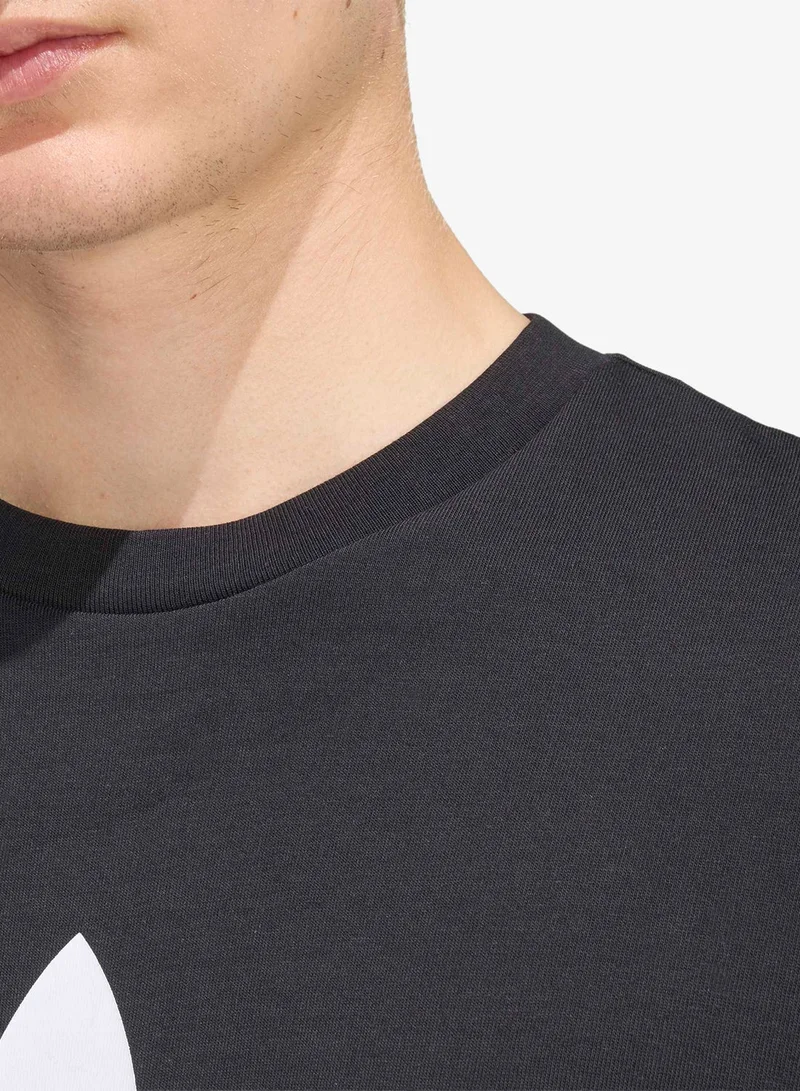 Adidas Originals BLACK/WHITE Adicolor Trefoil T-Shirt for Men | Best Price UAE