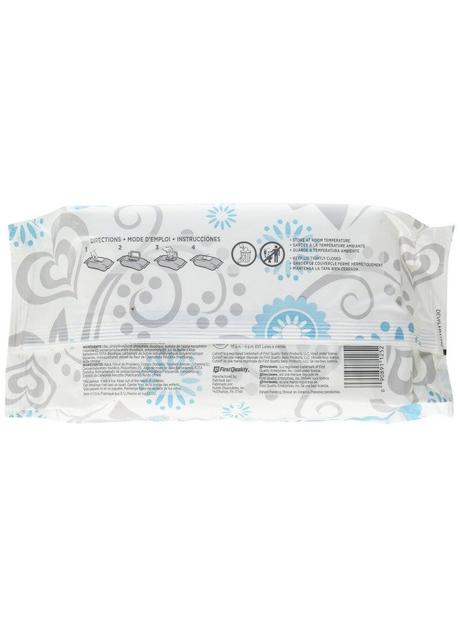 Cuties Premium Baby Wipes, Unscented Sensitive, Case/864 (12/72s) - Image 2
