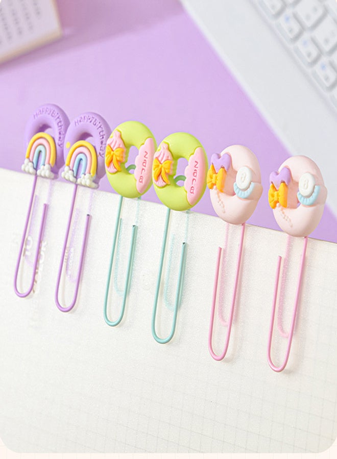 Green Basic Calculator Desk Supplies Cute Stationary Comes with Long Tail Paper Clamp & Pens & Bookmark & Pushpin Paper Organizing  Book Math for School Office Home Classroom - Image 4