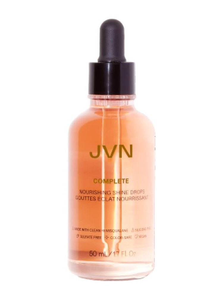 JVN JVN Complete Nourishing Shine Drops, Hair Oil for Hydration and Long-Term Hair Health, Styling Oil for All Hair Types, Sulfate-Free, 1.7 Fluid Ounces  - Image 1