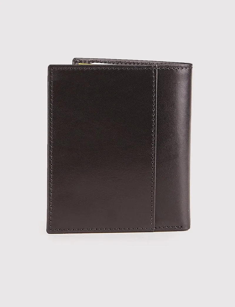 Cabani Genuine Leather Black Men's Card Holder Wallet