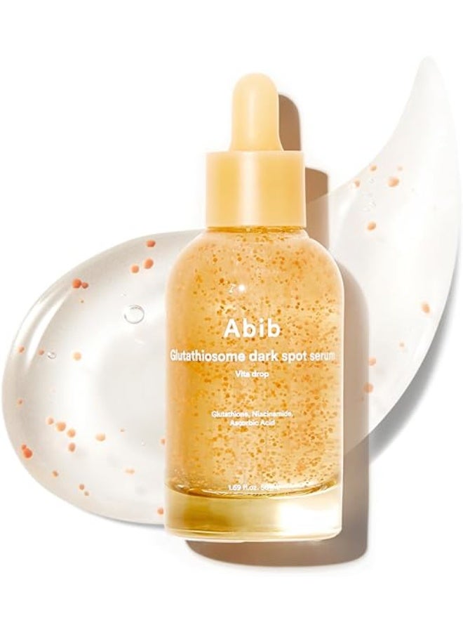 Abib Glutathiosome Dark Spot Serum Vita drop 1.69 fl.oz. | Korean Skincare, Dark Spot, Hyperpigmentation Treatment | Brightening Serum for Sensitive, Uneven Skin | Niacinamide, Viatmin C - Image 1