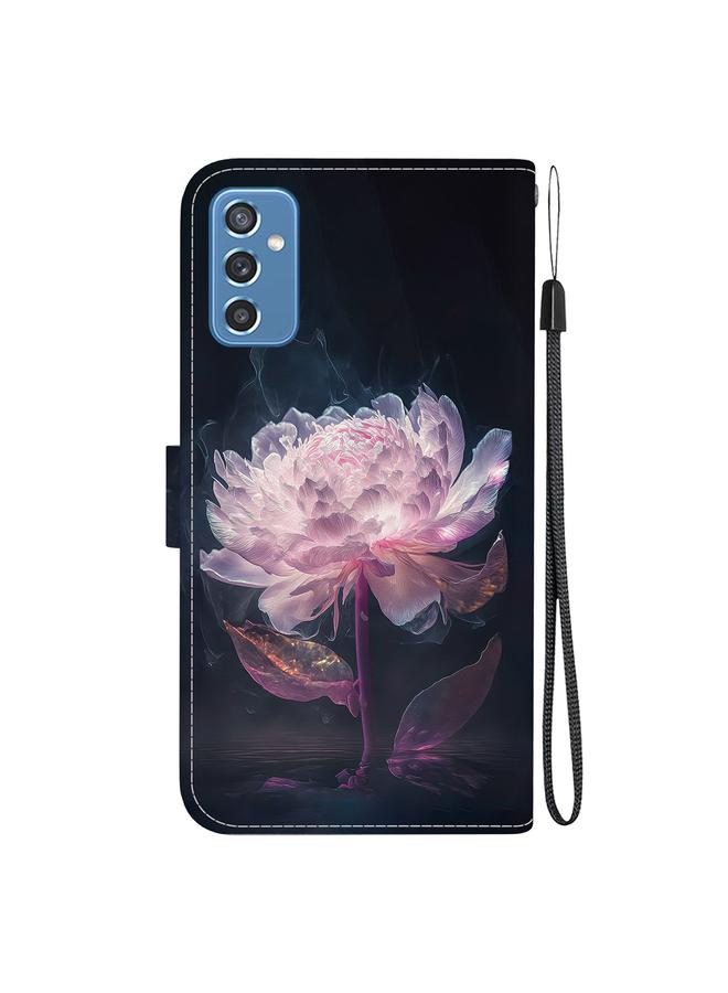 erorex Case For Samsung Galaxy M52 5G Crystal Texture Colored Drawing Leather Phone Case - Image 3