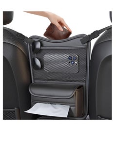 Excefore Car Organizer Storage Between Seats, Leather Car Hanging Storage Bag, Car Pocket Purse Holder, Car Snack Holder, Automotive Consoles & Organizers, Automotive Console Organizer for Travel, Driving  - Image 1