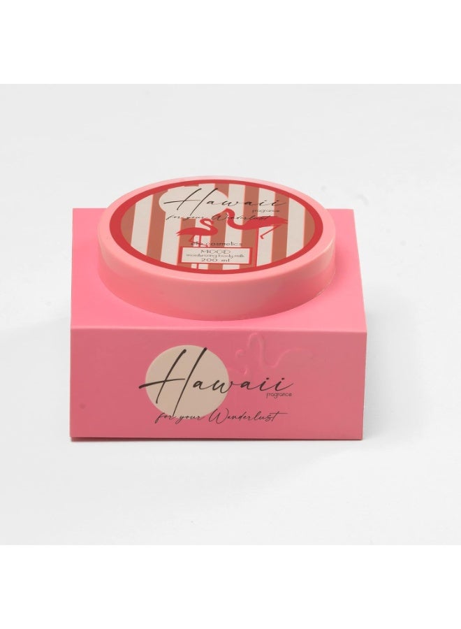 MOOD hawaii body milk 200ml will leave your skin soft and smelling all day - pink - Image 1