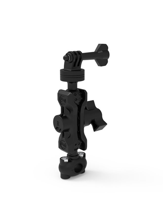 Generic GOPRO Sports Camera Bracket Small Ant Mountain Dog Dajiang Staring Camera Accessories Motorcycle Driving Recorder Bracket-Color:15-35mm Bracket Handlebar Installation  - Image 4