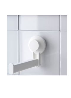 Generic Toilet roll holder with suction cup, white  - Image 3