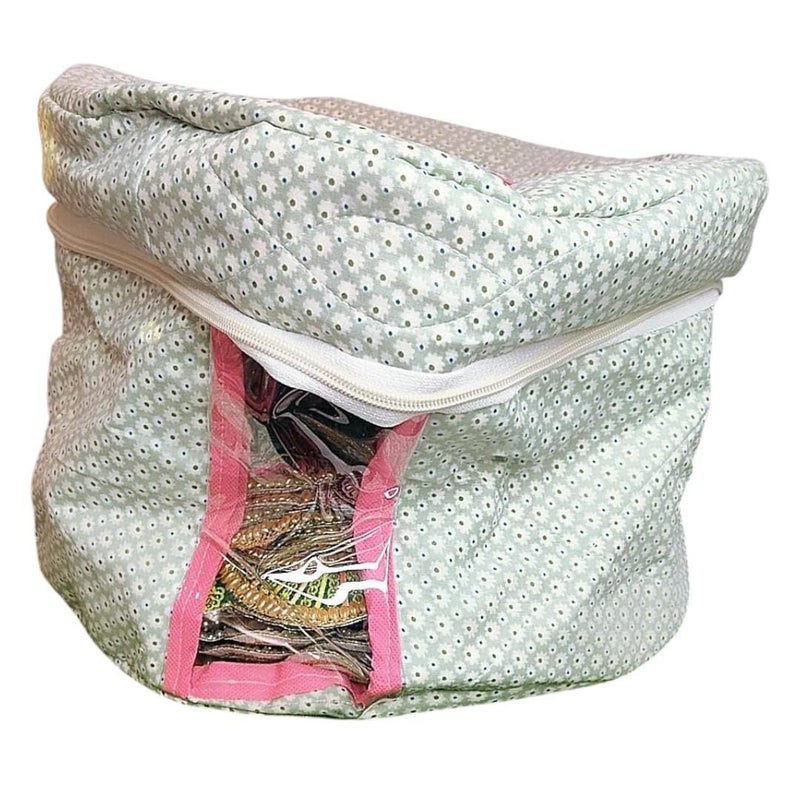 Partish Laddu Gopal Dresses Organizer Bag For Storage (Size 2 Dress) | Bal Gopal | Thakur Ji | Krishna Ji Poshak Organiser Kit (Random Color) - Image 3