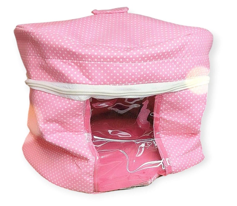 Partish Laddu Gopal Dresses Organizer Bag For Storage (Size 2 Dress) | Bal Gopal | Thakur Ji | Krishna Ji Poshak Organiser Kit (Random Color) - Image 2