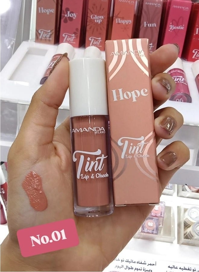 Amanda tint lip& cheek no.01 hope 4.5ml - Image 3