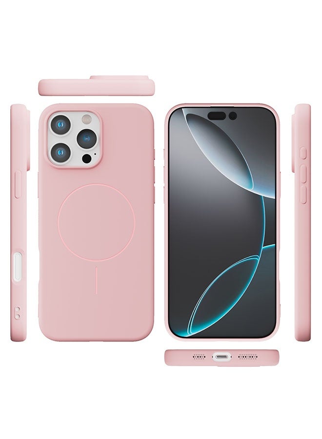 ليدين جراب مغناطيسي لهاتف آيفون 17 برو ماكس [متوافق مع ماج سيف] [بطانة داخلية ناعمة من الألياف الدقيقة مقاومة للخدش]، جراب هاتف سيليكون فاخر - Image 2