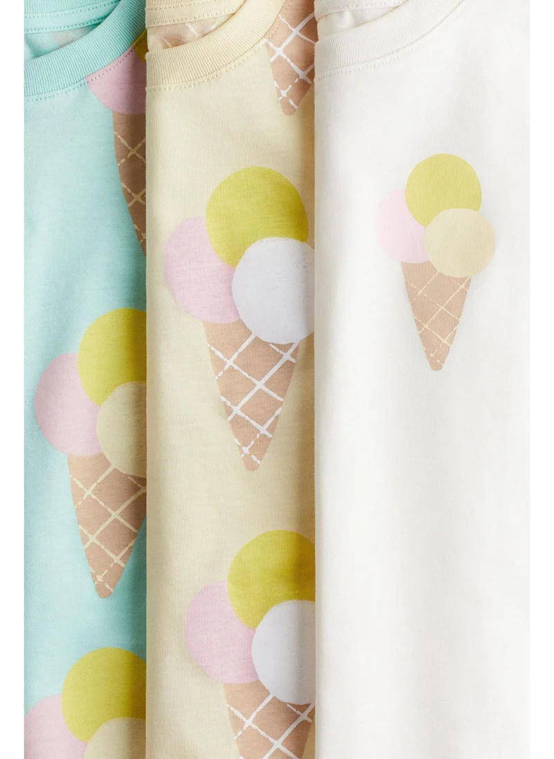 اتش اند ام 3-pack printed jersey tops