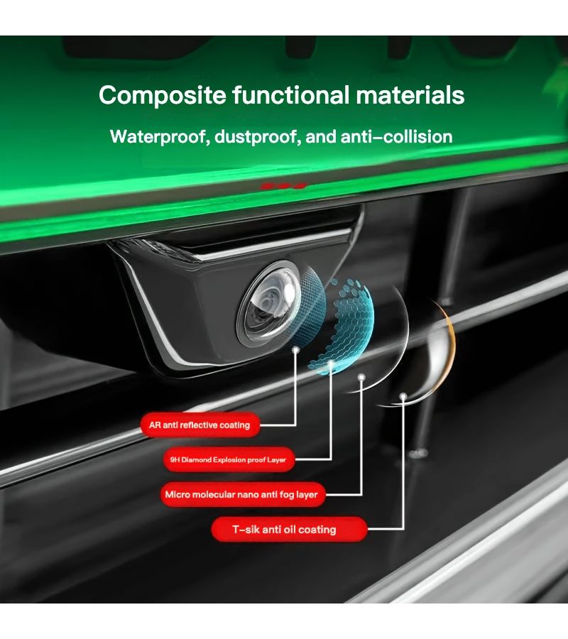 1pc Universal Car Camera Protective Cover Dustproof Scratch Proof Panoramic Rearview Lens Cap - Image 4