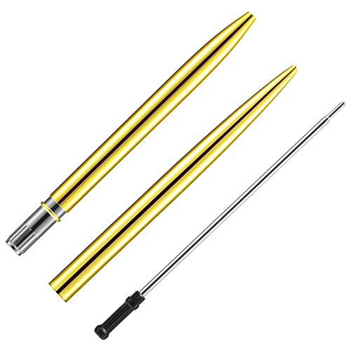 Outus 30 Pcs Gold Ballpoint Pens Slim Metallic Retractable Lightweight Pens Set 1mm Medium Point Pens for Wedding Guest Book Gift Business Office Teachers Christmas - Image 3