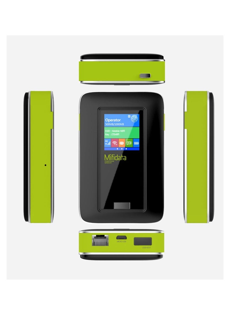 MifiData - MifiData LR513A 4G Router With (5200mAh Power Bank) - Image 1