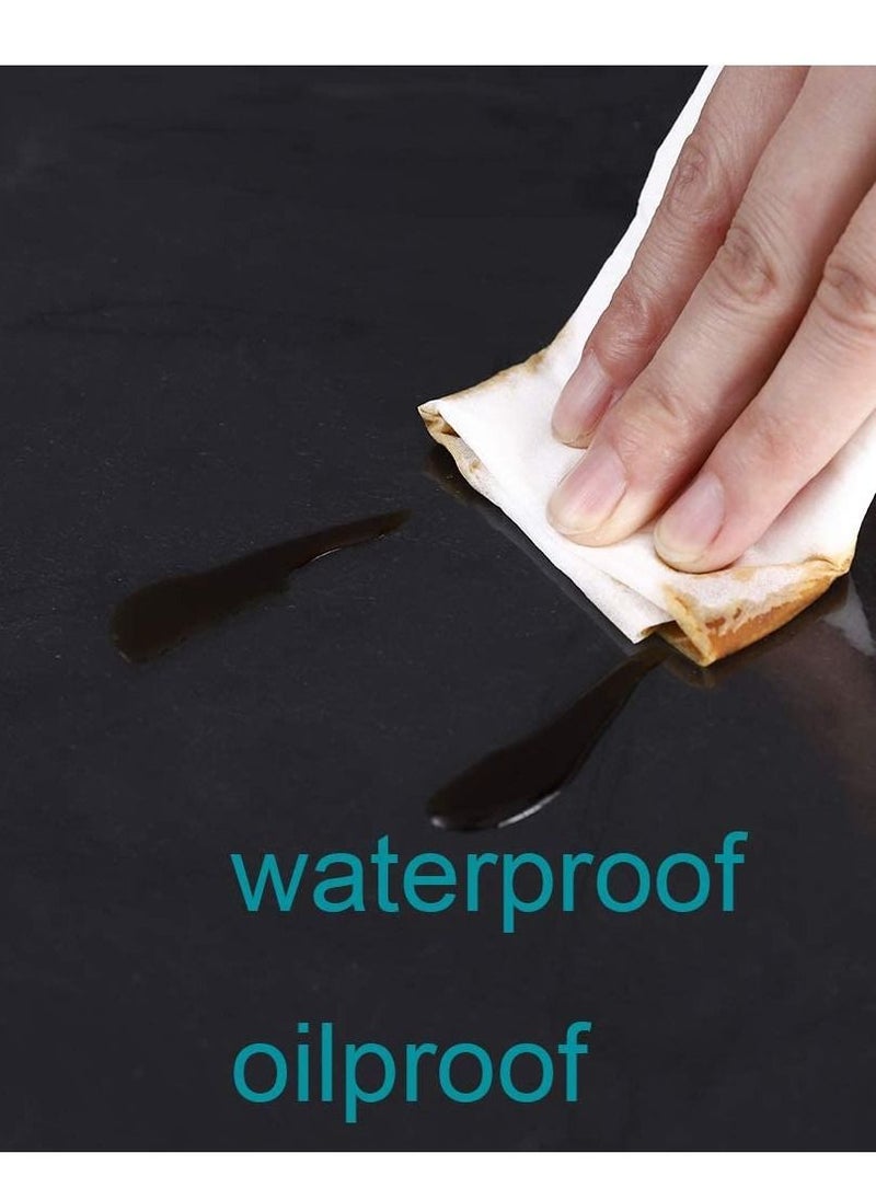 Tablecloth Protector Waterproof Oil-Proof Plastic Table Cover 120x140CM