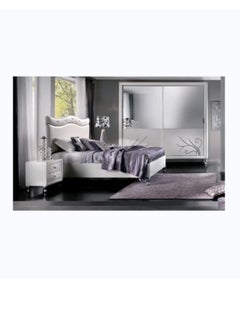 R2R FURNITURE Early King Comfort Queen Size Upholstered Bed Without Mattress 160x200cm 