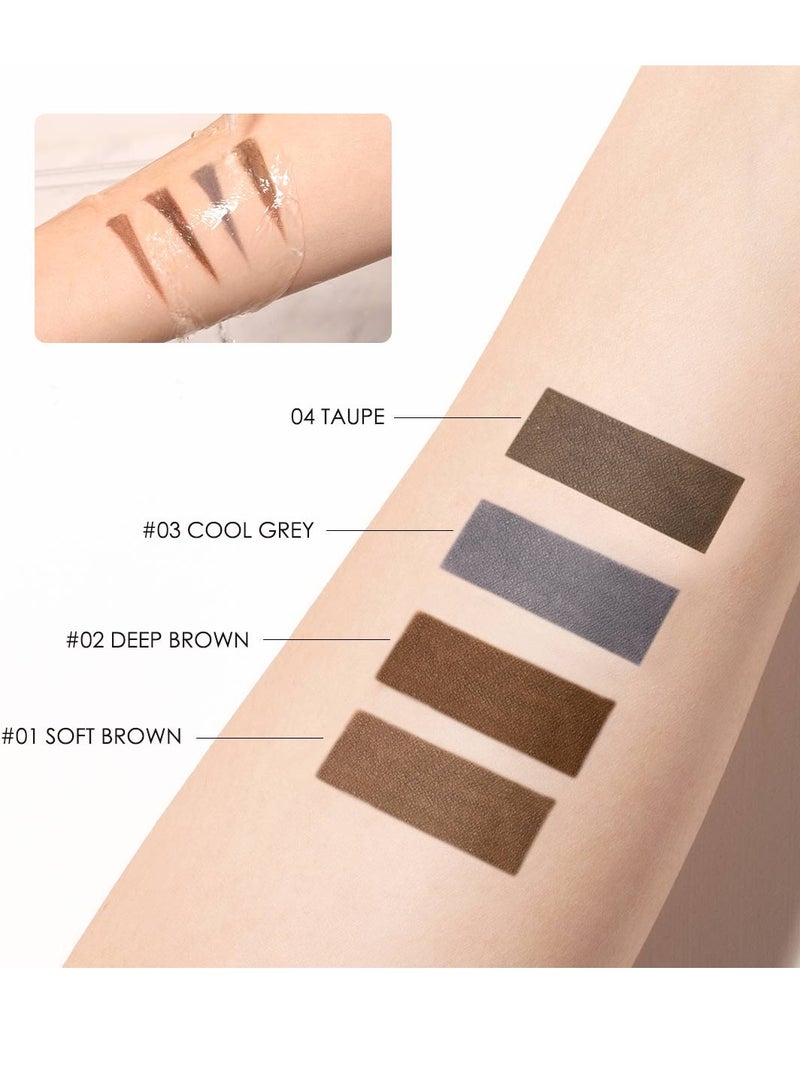 FOCALLURE Artist Sketch Eyebrow Pencil Superfine Triangle & Round Head Longlasting Waterproof Eyebrow Pencil - Image 2