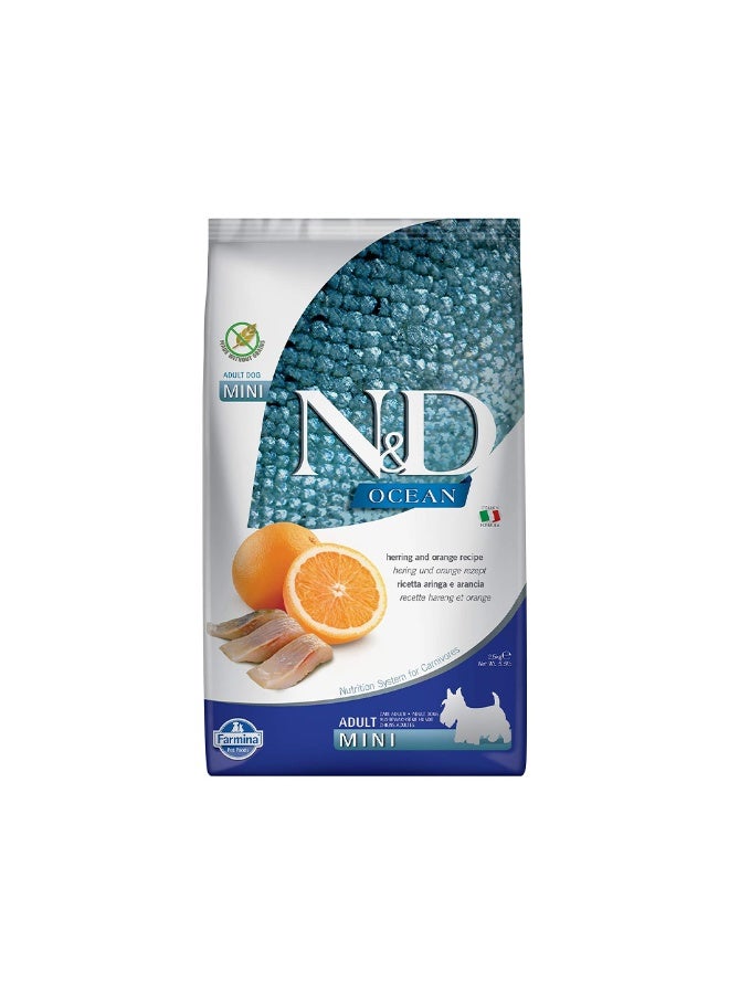 Farmina N&D Ocean Dog Herring & Orange Adult Mini - 2.5 Kg