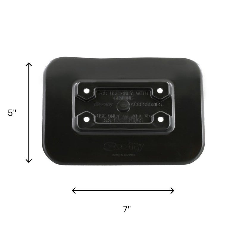 Scotty 0341-BK Glue-On Pad for Inflatable Boats, black - Image 2