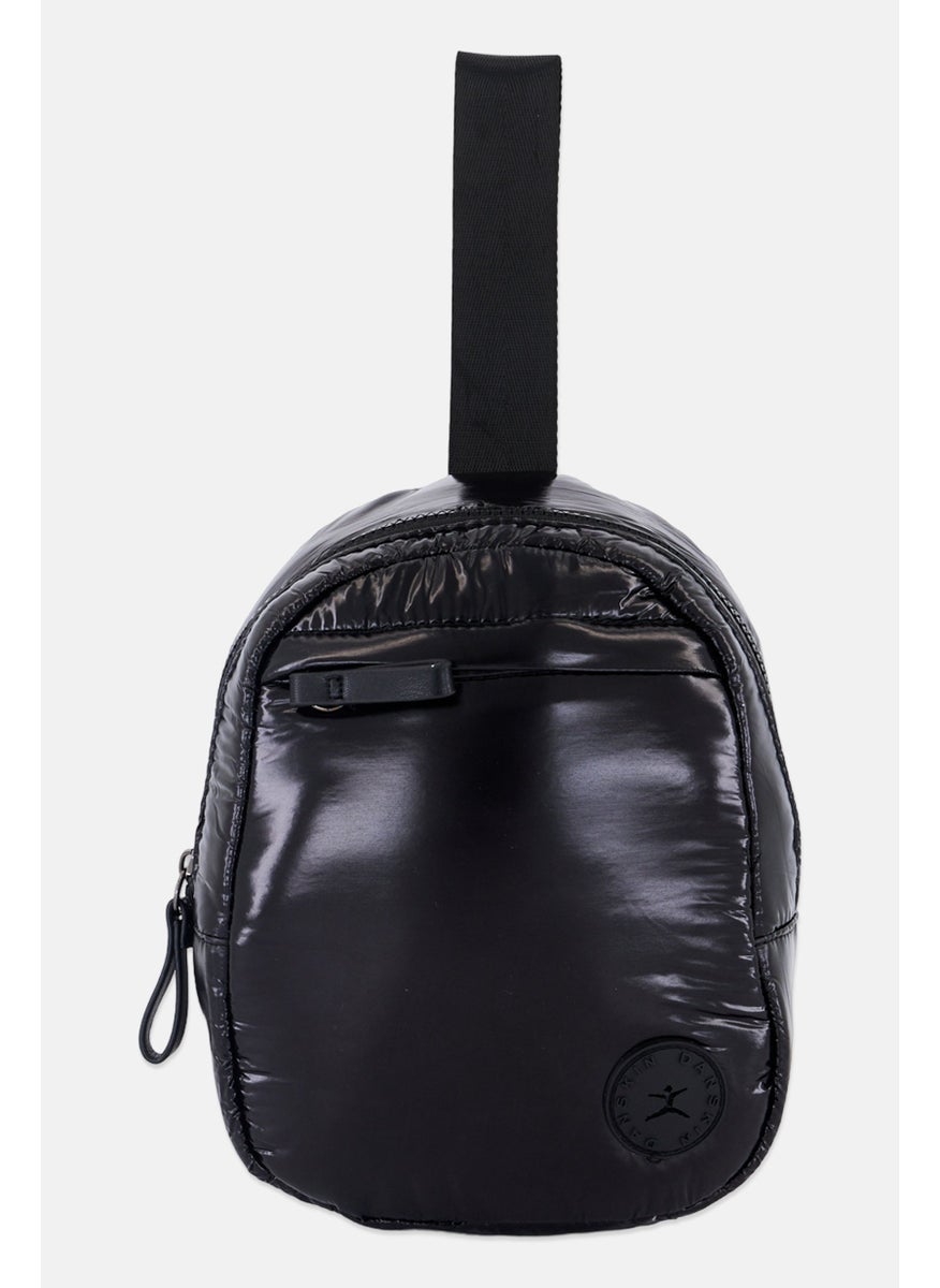 Danskin Women Brand Logo Mini Backpack 21 L x 24 H x 7 W cm, Black  - Image 1