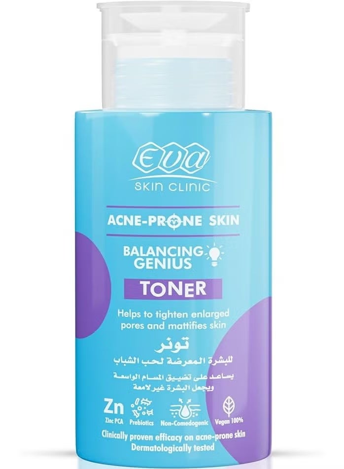 إيفا إيڤا سكين كلينيك تونر للبشرة المعرضة لحب الشباب 200 مل